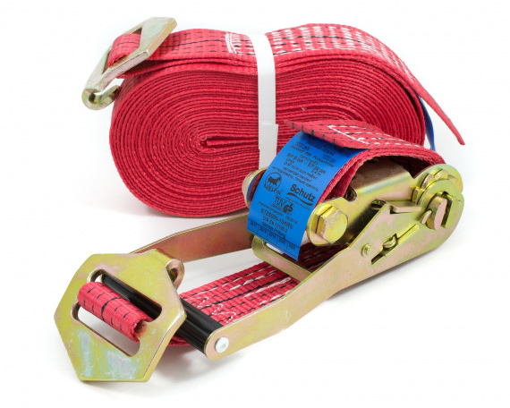 Стяжные ремни Schutz 10, ремень для прицепа Krone, купить стяжной грузовой ремень, Schutz 10 метров, купить стяжные грузовые ремни Schutz cargo control, Средства для крепления и транспортировки груза, Нагрузка 5 - 10 тонн