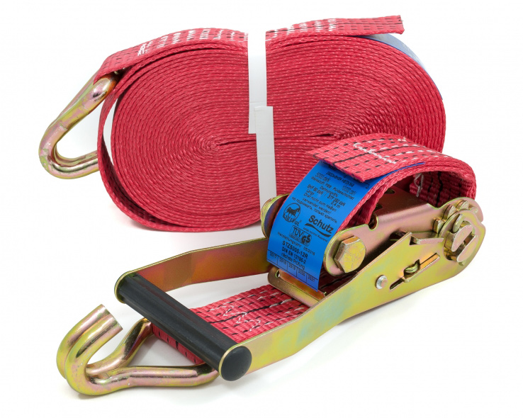 Стяжные ремни Schutz 6, Купить стяжной грузовой ремень, Schutz 6 метров, купить стяжные грузовые ремни Schutz cargo control, Средства для крепления и транспортировки груза, Нагрузка 5 - 10 тонн
